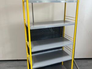Étagère de bricolage 5 niveaux avec fond perforé – H178 cm