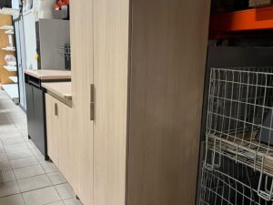 Armoire de bureau en bois clair – H200 cm