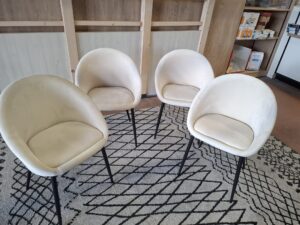 Lot de 4 Chaises Style Contemporain