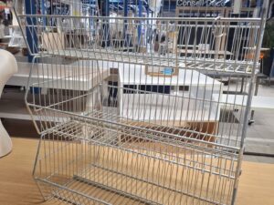 Lot de 3 Bacs Corbeilles Doubles