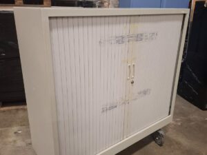 Armoire de Bureau Basse sur Roulettes L 120 cm