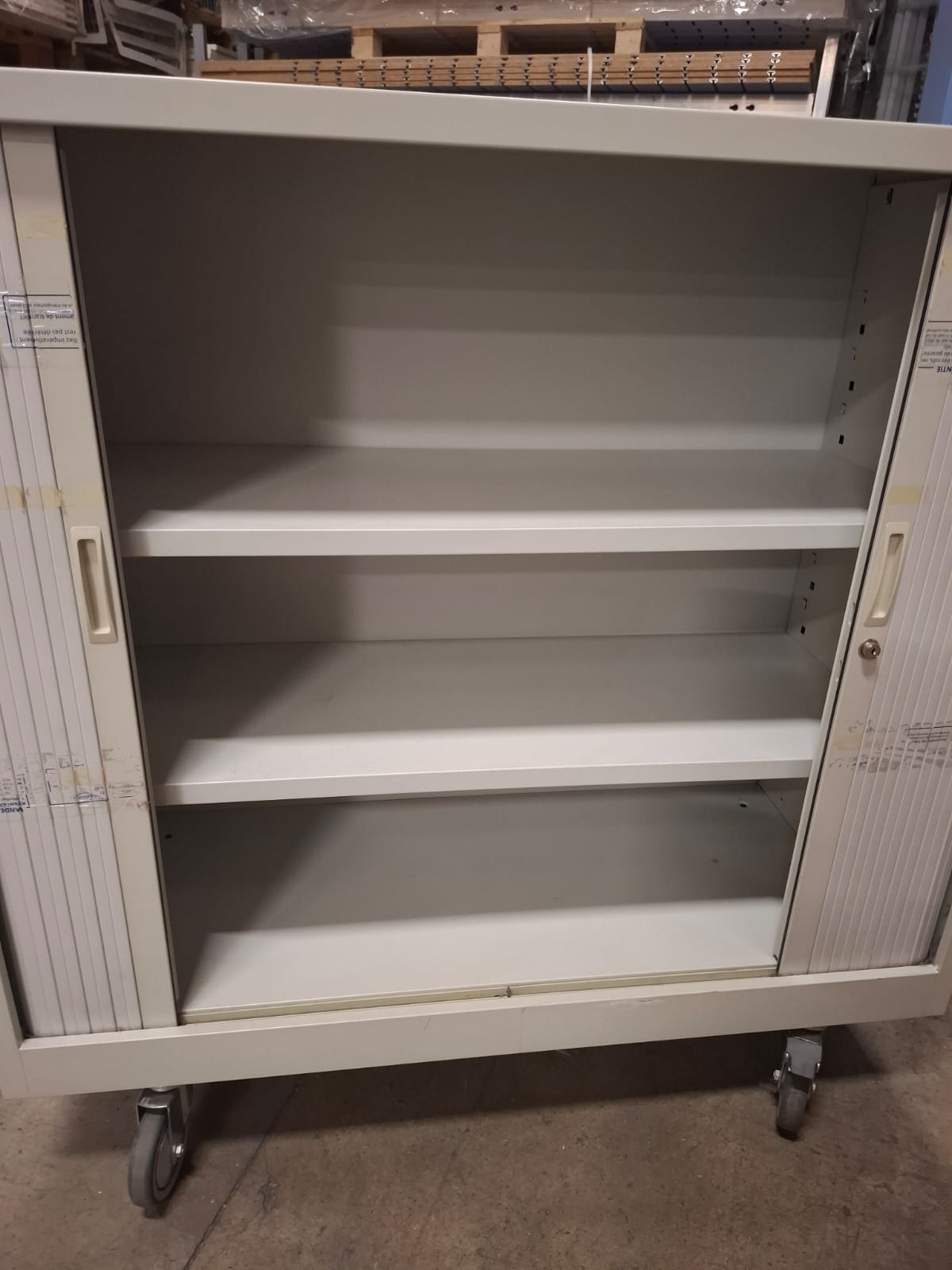 Armoire de Bureau Basse sur Roulettes L 120 cm – Image 5