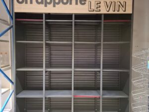 Lot de 4 Gondoles Murales L 205 cm
