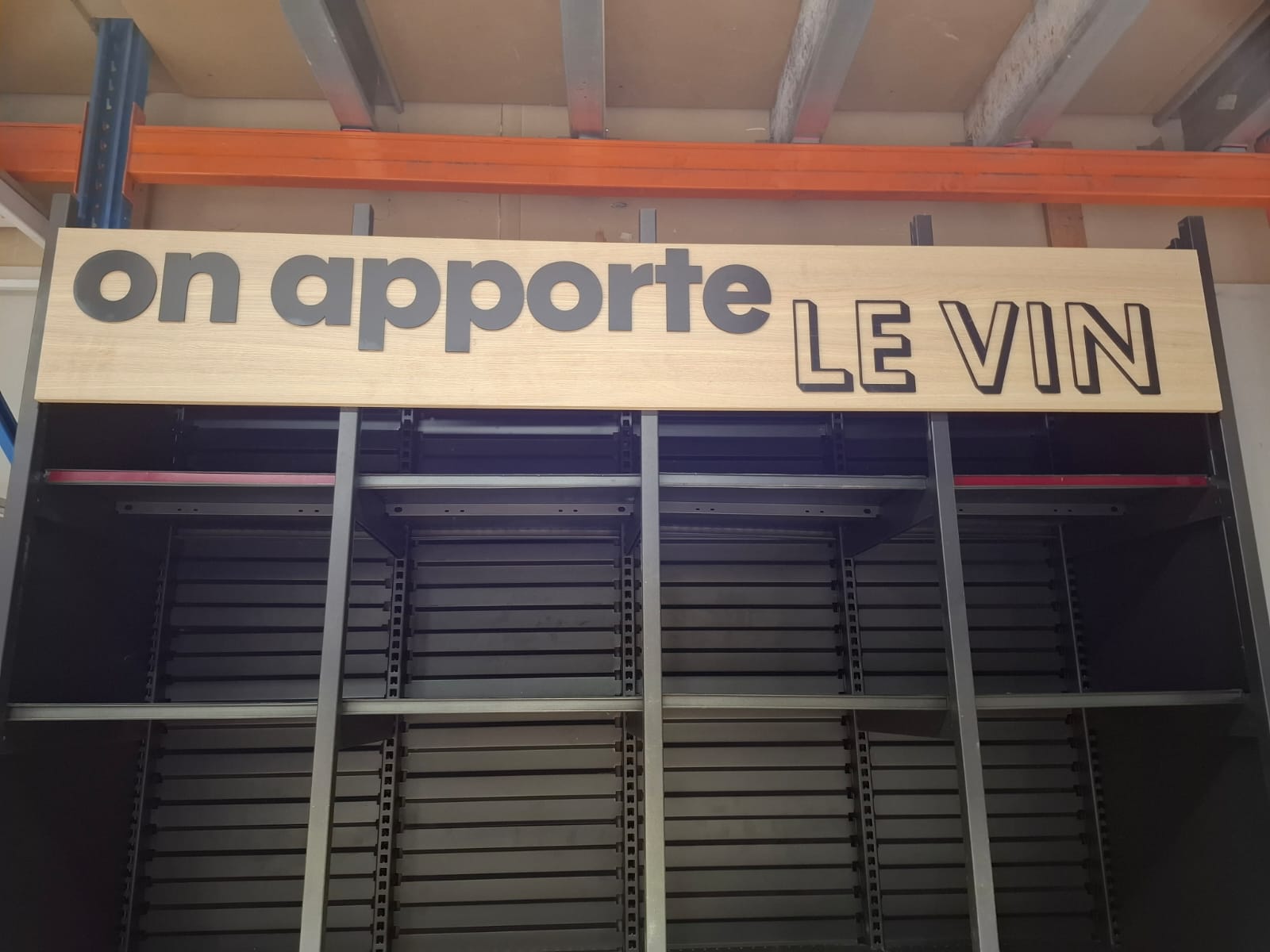 Lot de 4 Gondoles Murales L 205 cm