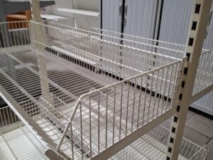 Gondole centrale avec 6 corbeilles – L129 cm