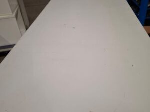 Armoire de bureau métallique grise sans clé – L120 cm