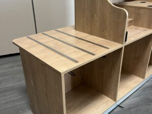 Comptoir d’accueil avec PMR en bois – L160 cm