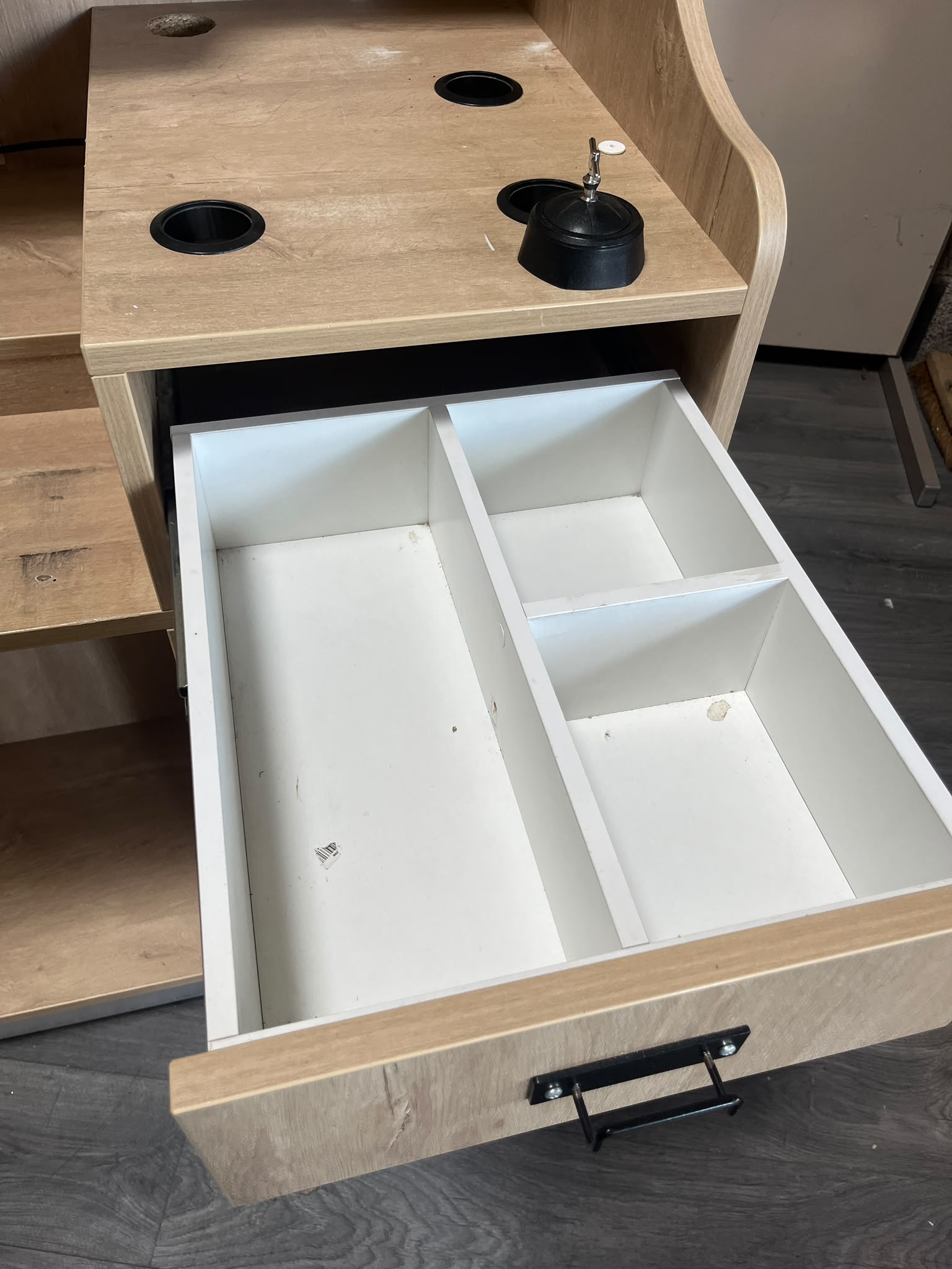 Comptoir d’accueil avec PMR en bois – L160 cm