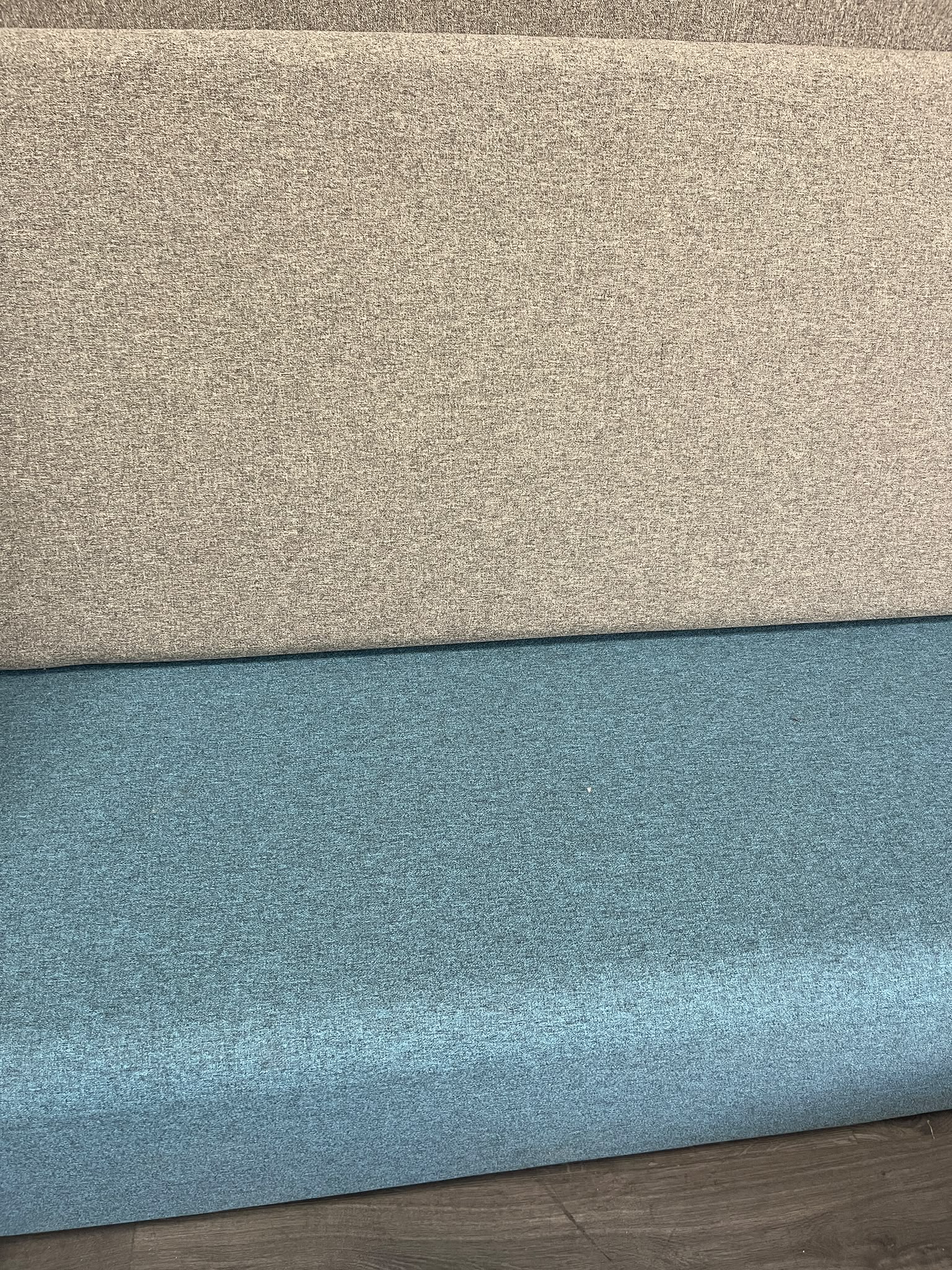 Fauteuil acoustique 2 places avec paroi en tissu – L145 cm