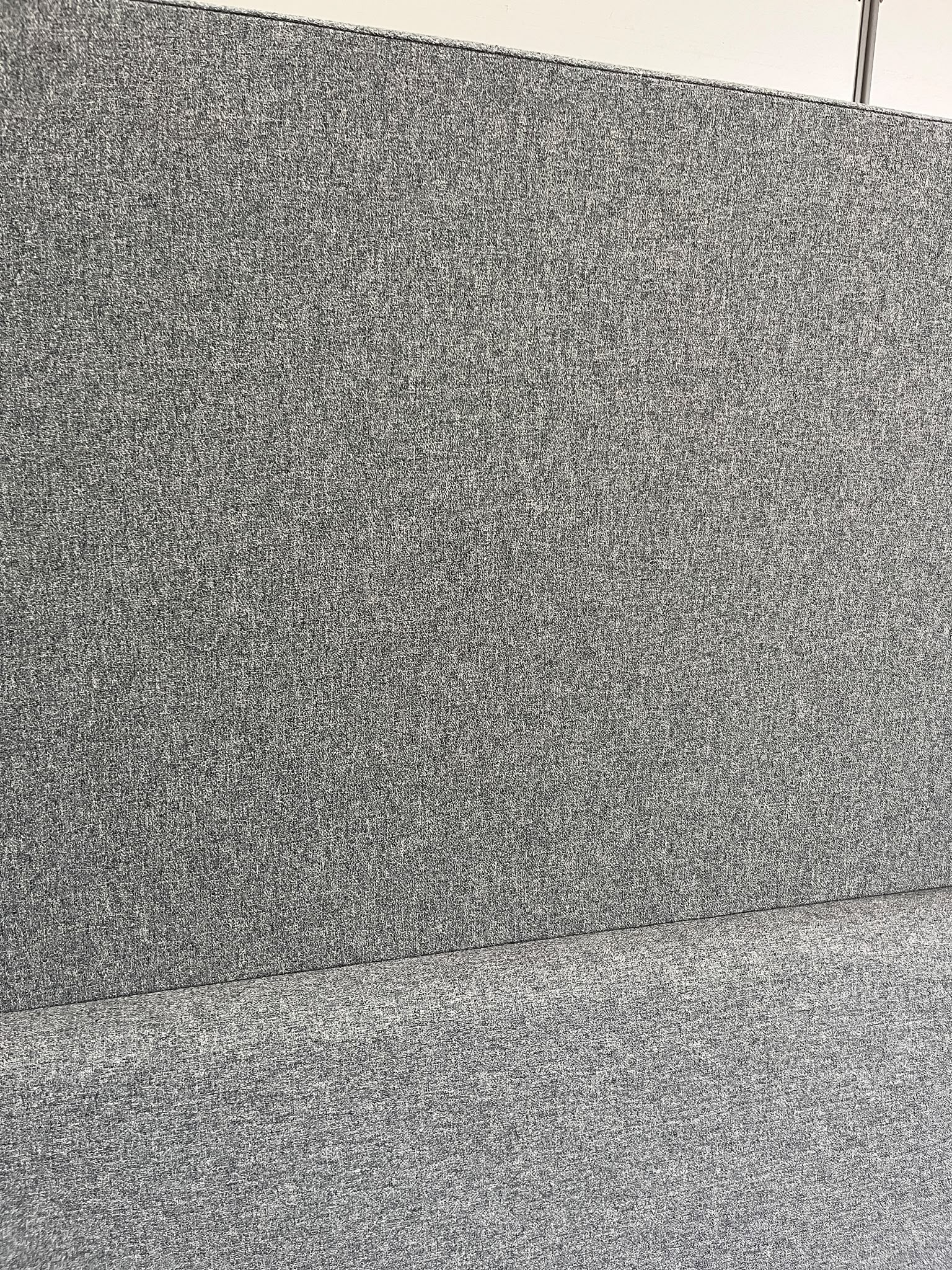 Fauteuil acoustique 2 places avec paroi en tissu – L145 cm