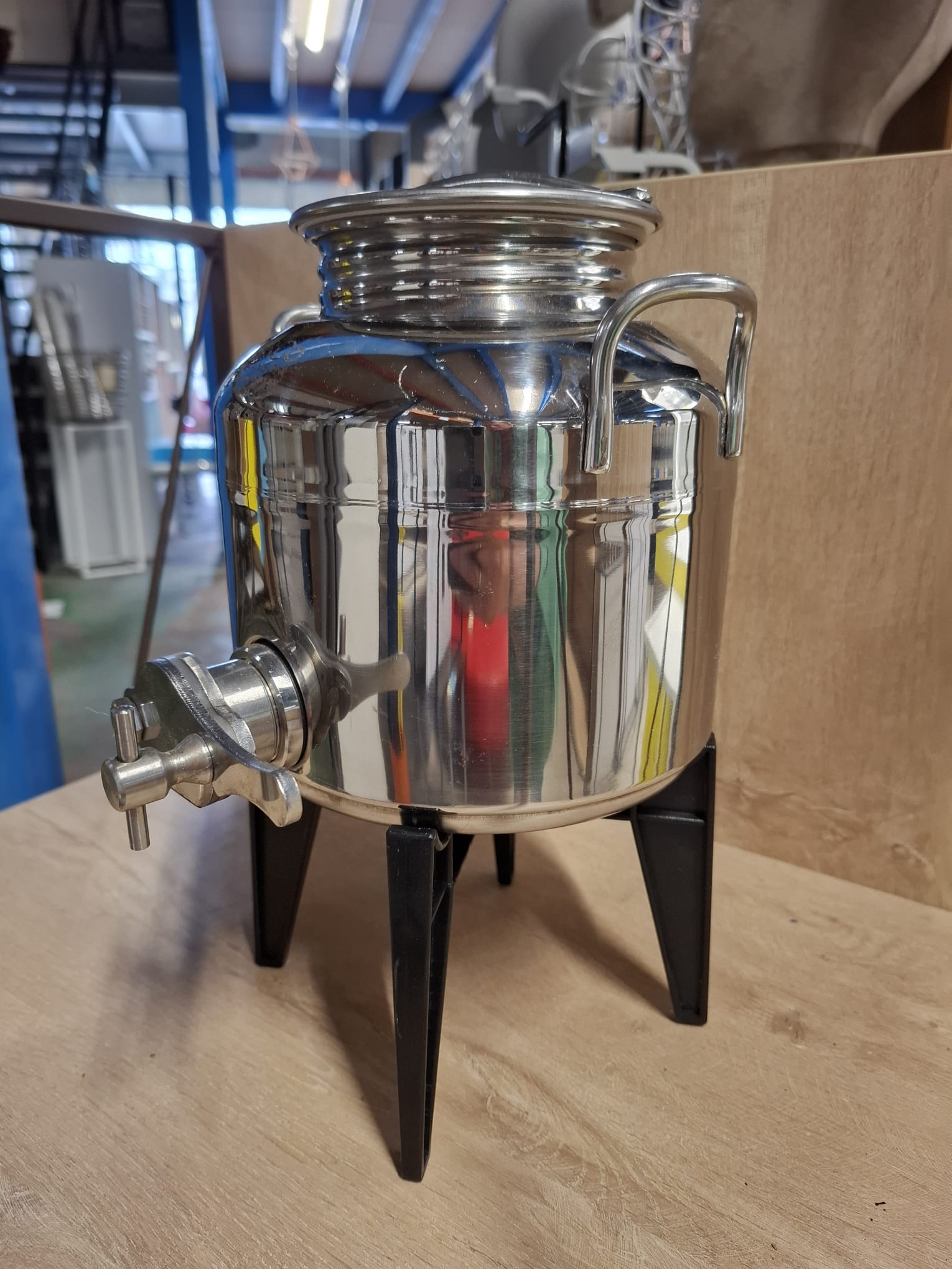 Récipient à huile en acier inoxydable B&CO by Sansone – 3 L