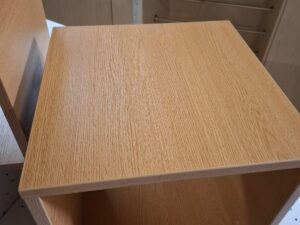 Lot de 2 niches en bois à poser – 38×38 cm