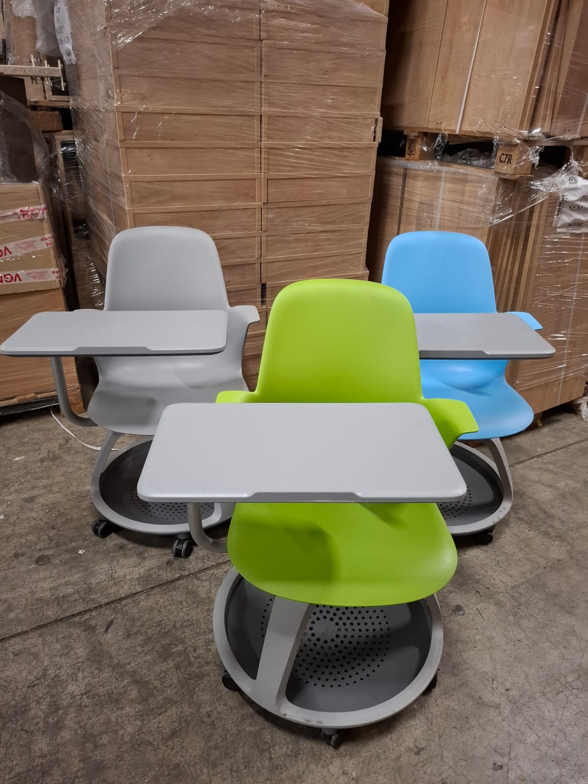 Fauteuil de formation avec tablette – H90 cm