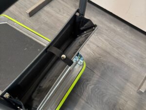 Chariot de manutention à roulettes Wonday – H83 × L47 cm