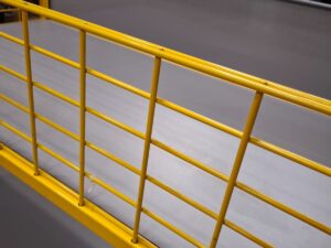Bac soldeur 2 niveaux métallique et bois – L129 × l65 × H86 cm