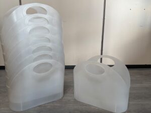 Panier souple libre-service en PVC – 15 L