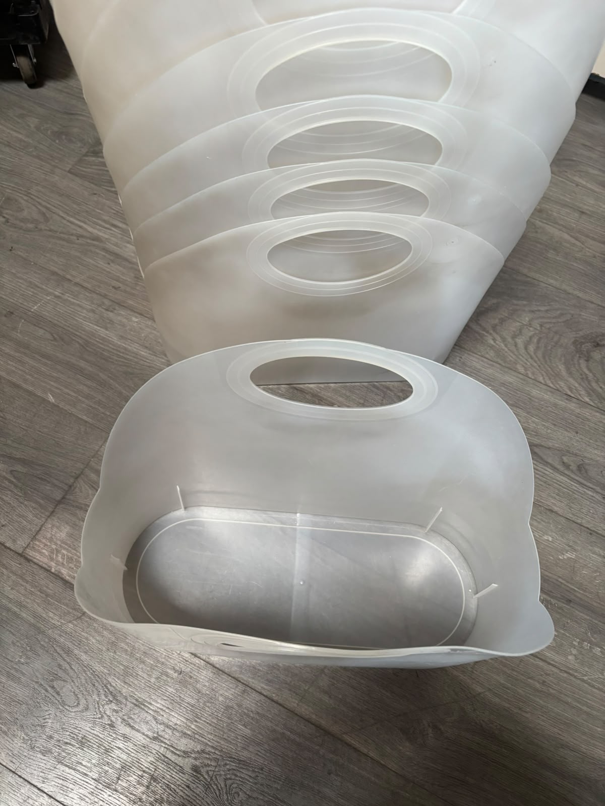 Panier souple libre-service en PVC – 15 L