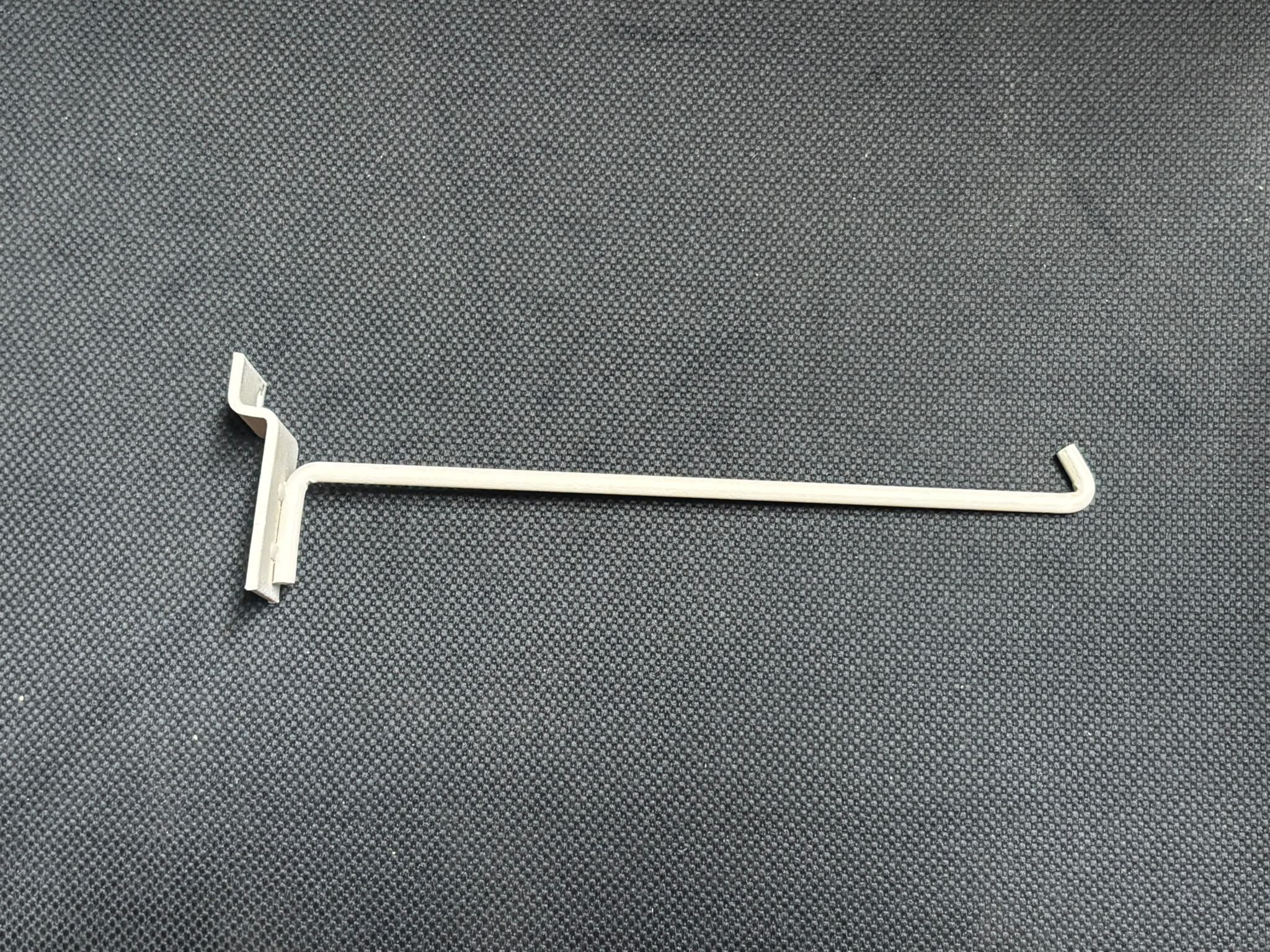 Broche simple pour fond rainuré blanche – L21,5 cm