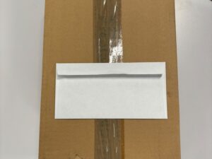 Lot de 700 enveloppes blanches simples – 21,8 × 11 cm