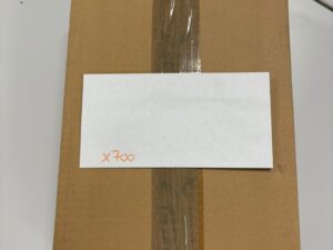 Lot de 700 enveloppes blanches simples – 21,8 × 11 cm