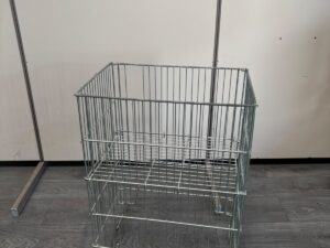 Bac soldeur métallique chromé gris à profondeur réglable – L54 cm