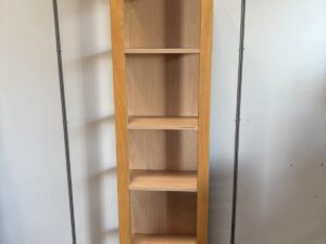 Meuble de présentation en bois marron clair à 5 cases – H192 cm