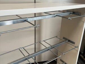 Gondole centrale beige crème – L100 × H139 cm