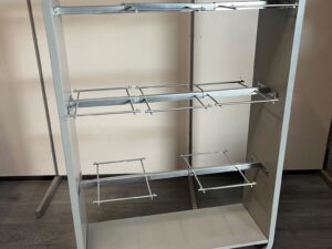 Gondole centrale grise – L100 × H139 cm