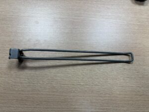 Lot de 10 broches doubles grises pour barre de charge – L33,5 cm