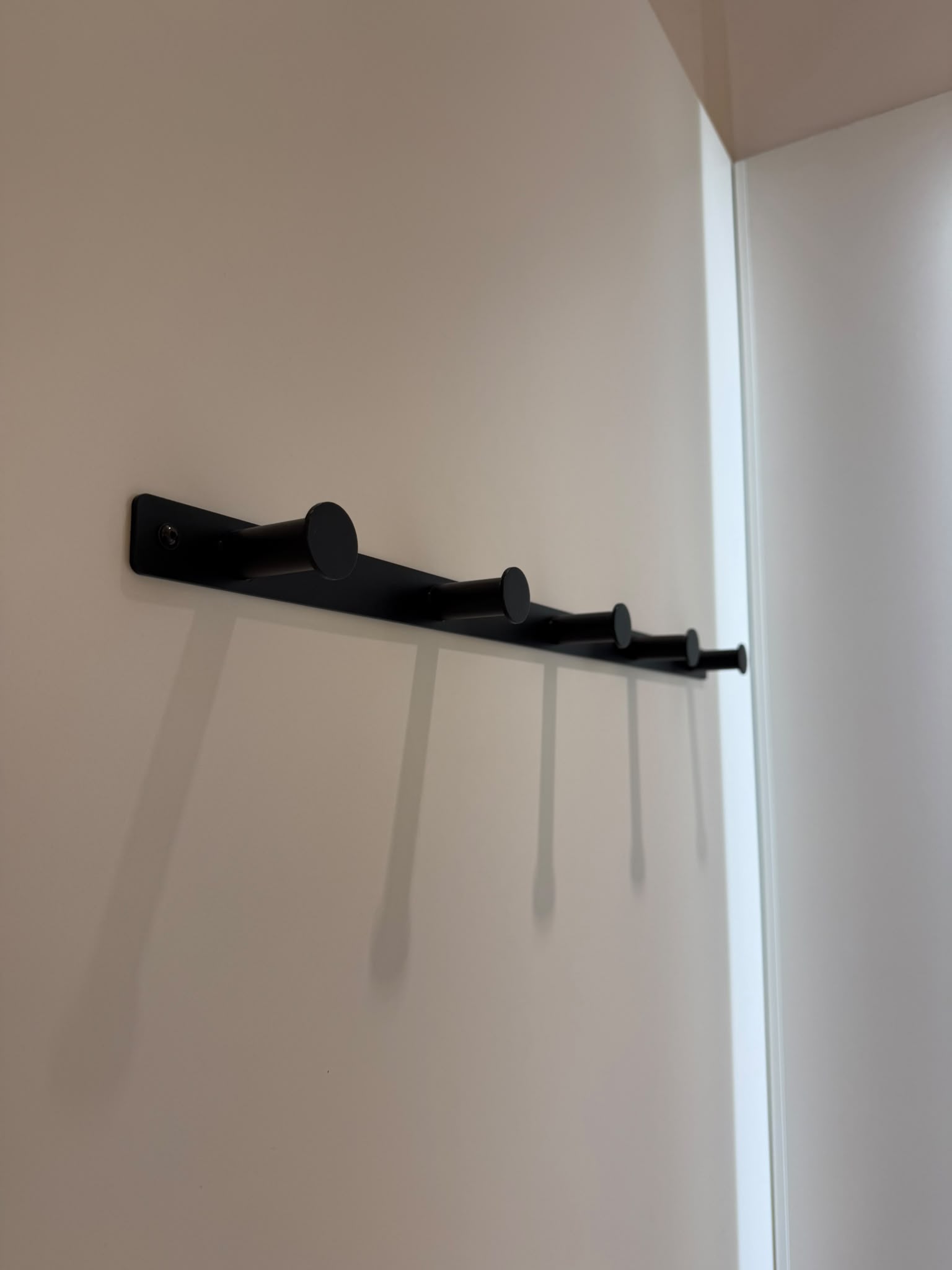 Cabine d’essayage avec miroir LED et patères murales – 100 × 100 × H225 cm